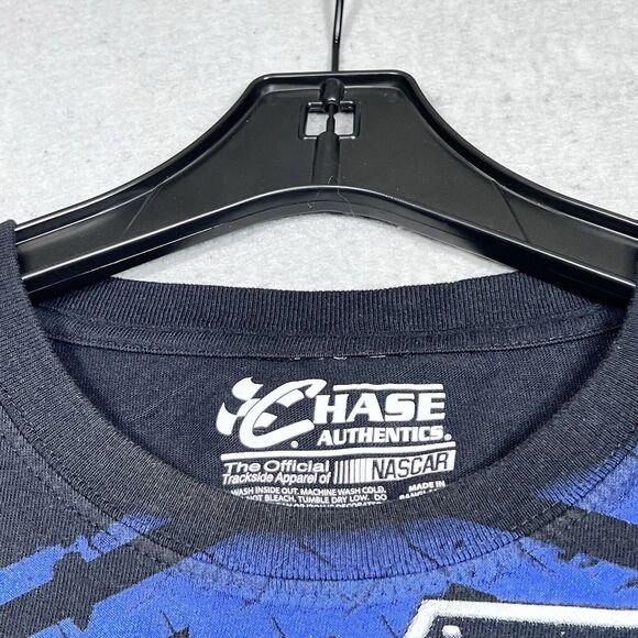 Jimmy Johnson T Shirt Mens Size Large Black Lowes 48 AOP NASCAR Racing Graphic - Picture 2 of 11